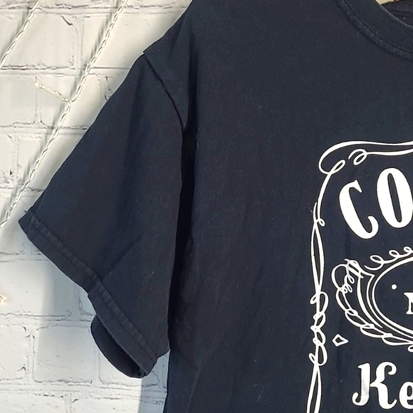 Y2K Cosmic Skateboards Louisville Kentucky Jack Daniel's Black Tee Tshirt Sz M - Picture 8 of 14